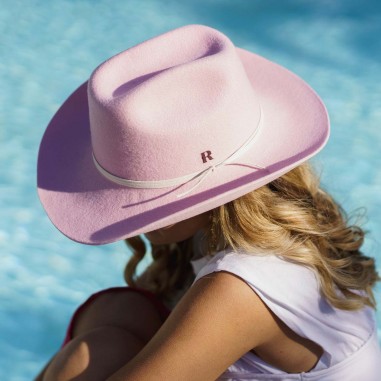Comprar Vaquero Rosa Mujer en Fieltro de Lana - Hats