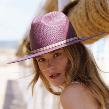 Panama-Hut Frau Farbe Braun COLBY Raceu Hats