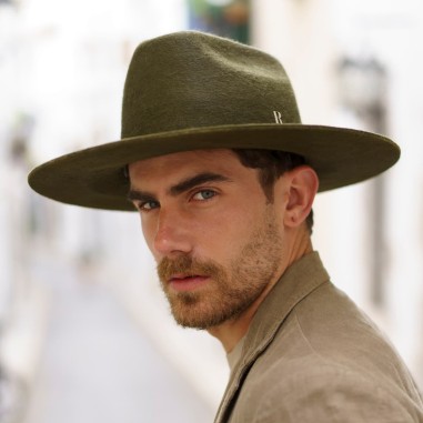 Sombrero Cowboy Hombre de color Kaki - Sombreros Vaqueros - Raceu Hats