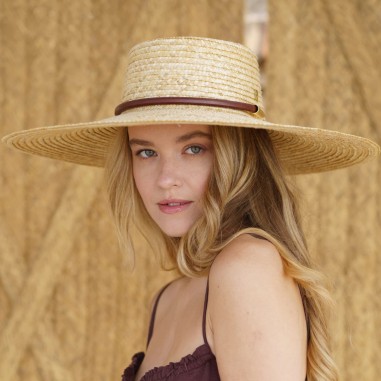 Naturstroh Hut Mit Extra Breiter Krempe - Stil, Eleganz und Sonnenschutz in Reichweite Ihrer Hand - Raceu Hats