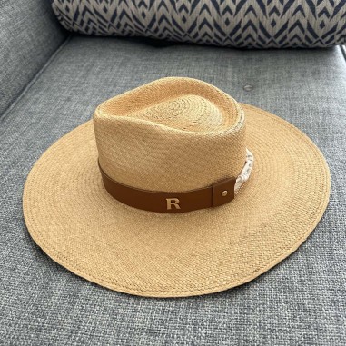 Panama Hat Woman Honey color Raceu Hats