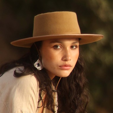 Sombrero Mujer Fieltro de Lana Billy -  Estilo Cowboy - Raceu Hats