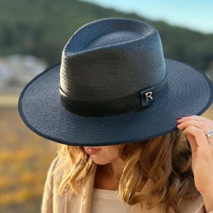 Comprar Chapéu de Palha Florida Preto - Raceu Hats Online