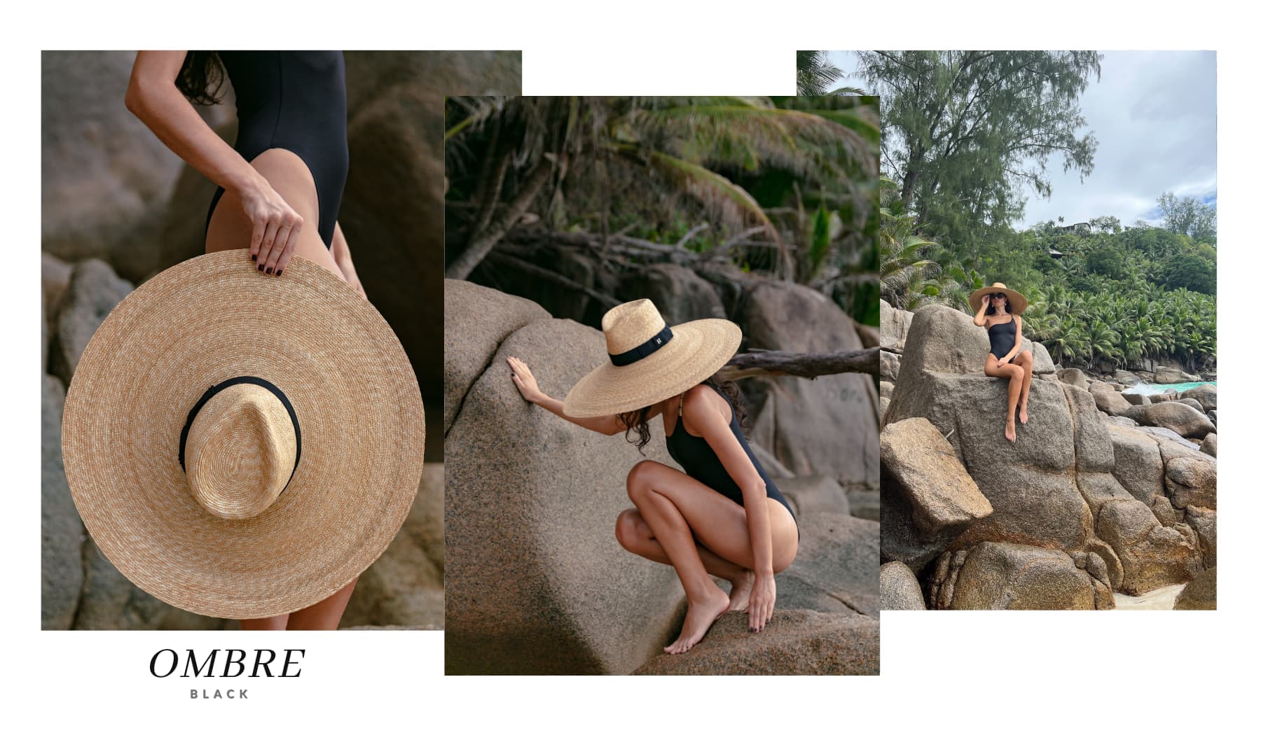 Sombrero Fedora Mujer de Ala Extra Ancha XXL, cosido a mano en paja de trigo y de color natural.
